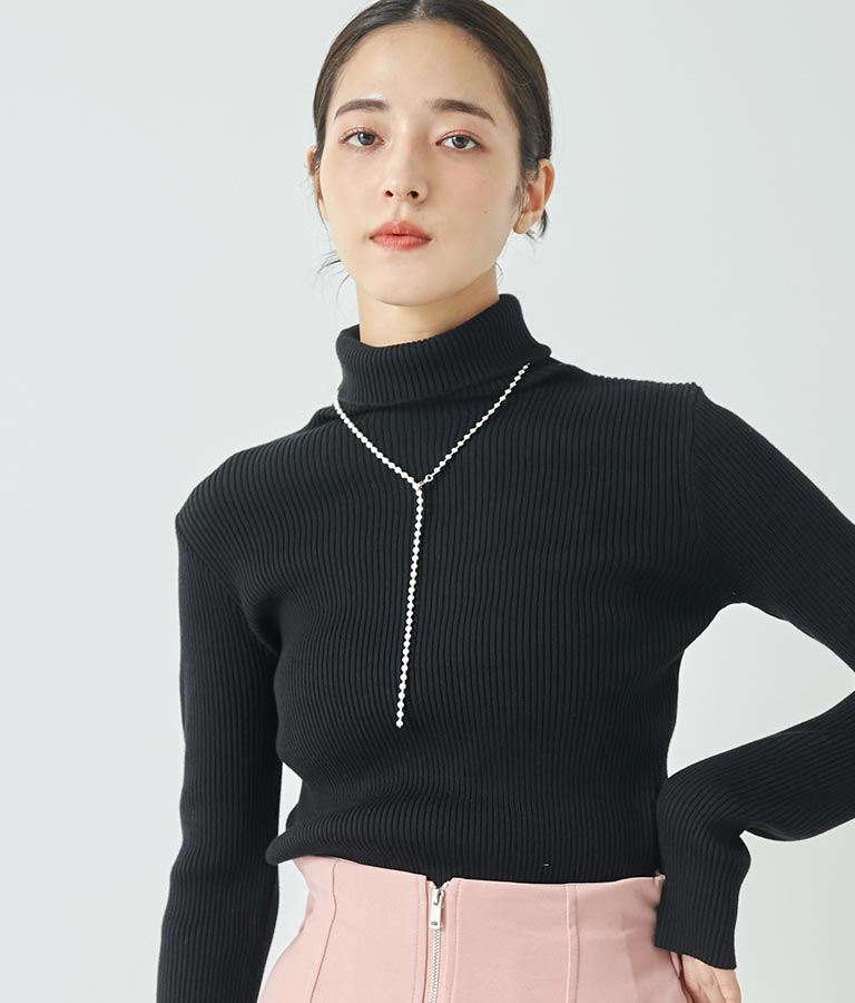 ボールロングチェーンネックレス 799-9047