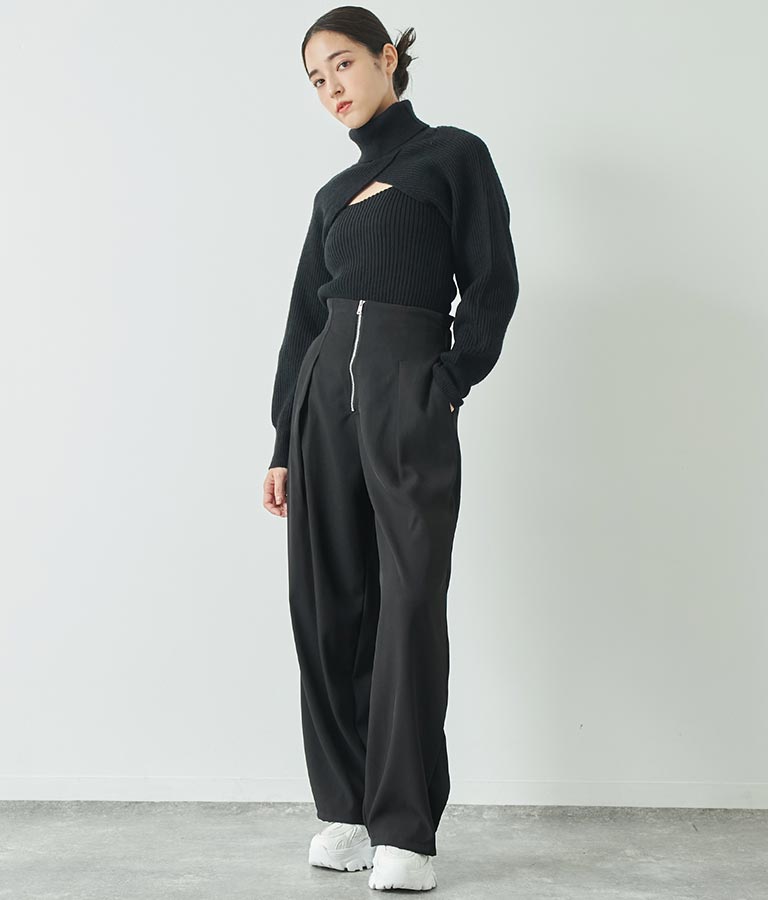 ZIP スラックス パンツ 152-5513