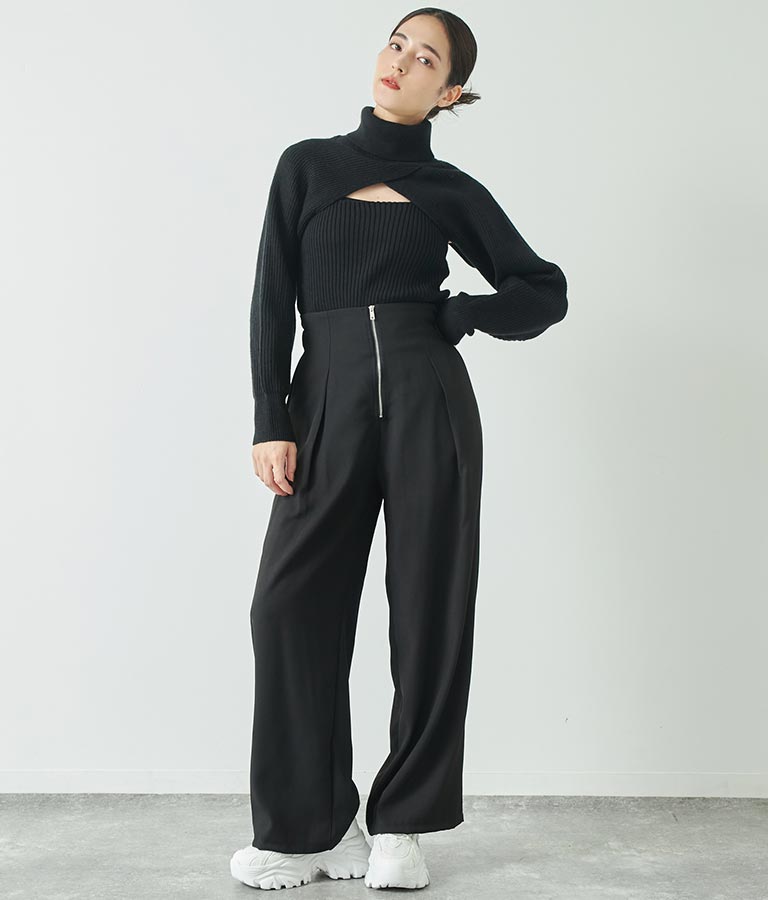 ZIP スラックス パンツ 152-5513