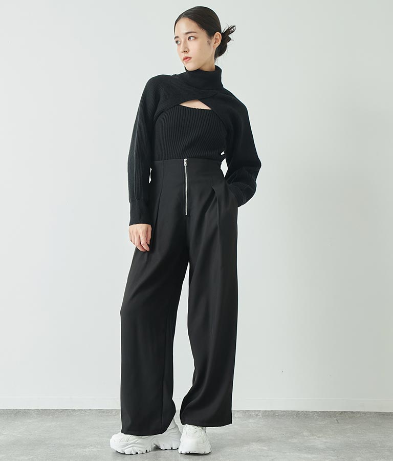 ZIP スラックス パンツ 152-5513