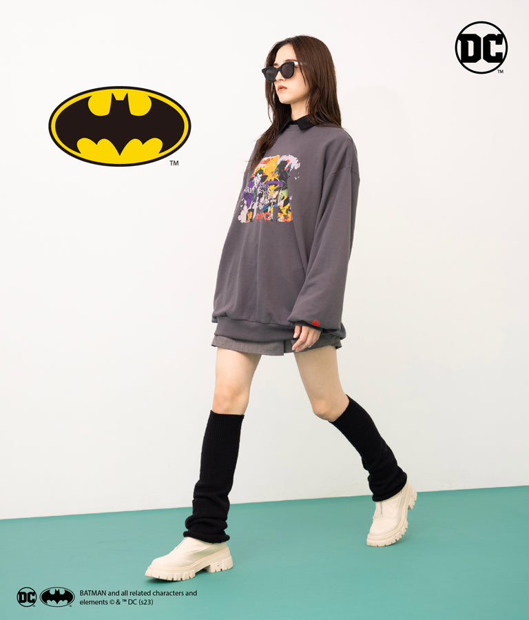 【ANLIBERTY ANAP BATMANコラボ】アートプリント スウェット トレーナー 30-3114