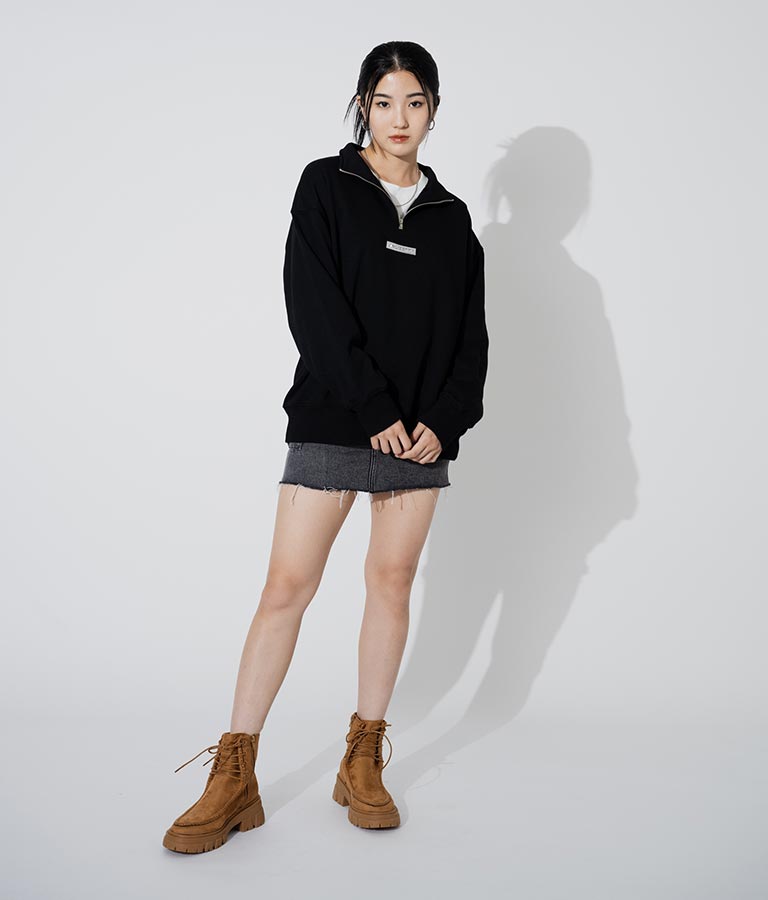 ハーフジップ プルオーバー 30-3109