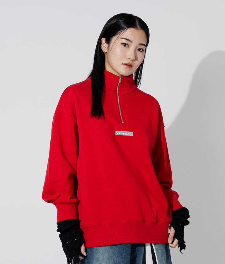 ハーフジップ プルオーバー 30-3109