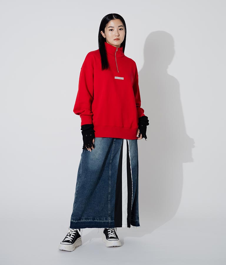 ハーフジップ プルオーバー 30-3109