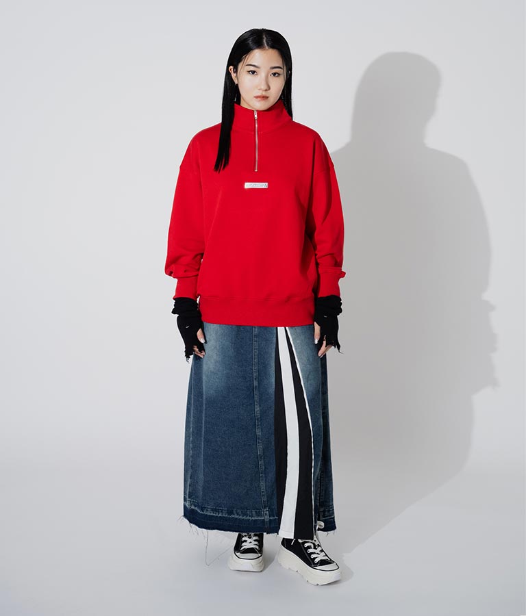 ハーフジップ プルオーバー 30-3109