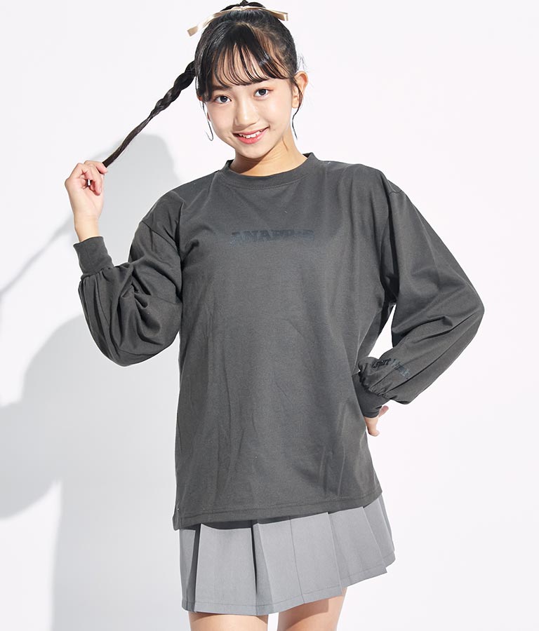 R+S ハーフジップ 裏毛 ベスト × ロングTシャツ セット 918-7355