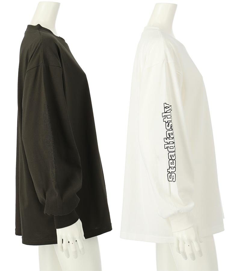 R+S ハーフジップ 裏毛 ベスト × ロングTシャツ セット 918-7355