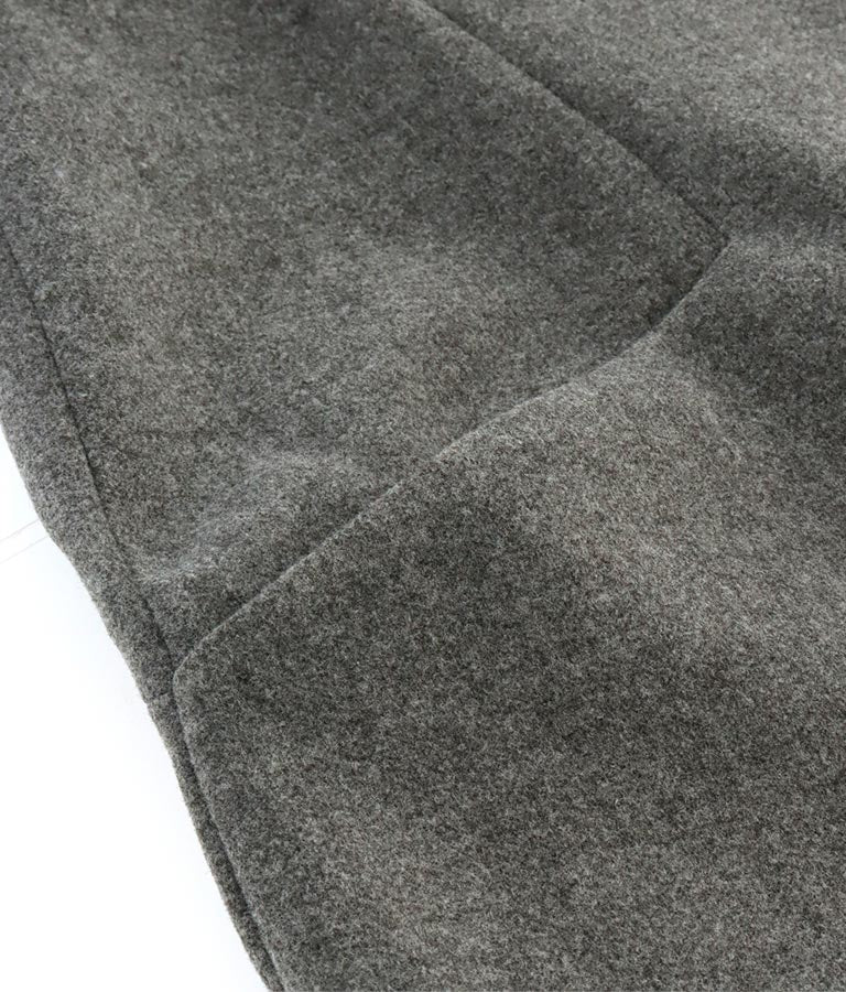 ウールタッチ フーディー コート 496-2559