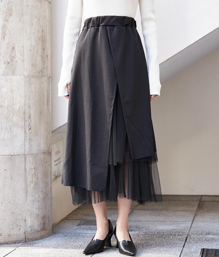 ITALY カシュクール チュール イン スカート 391-2882