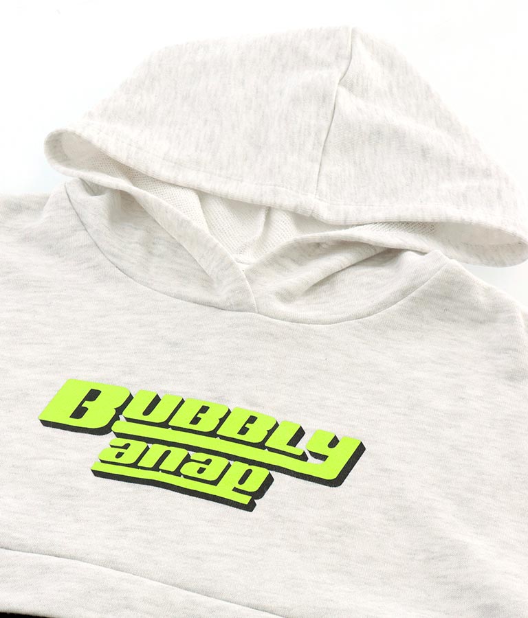 配色 切替 裾ドロスト 裏毛 スウェット パーカー 423-3189