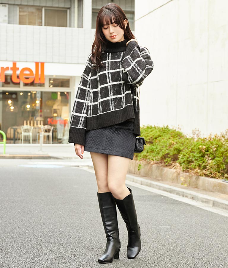 キルティング ミニスカート 521-6793