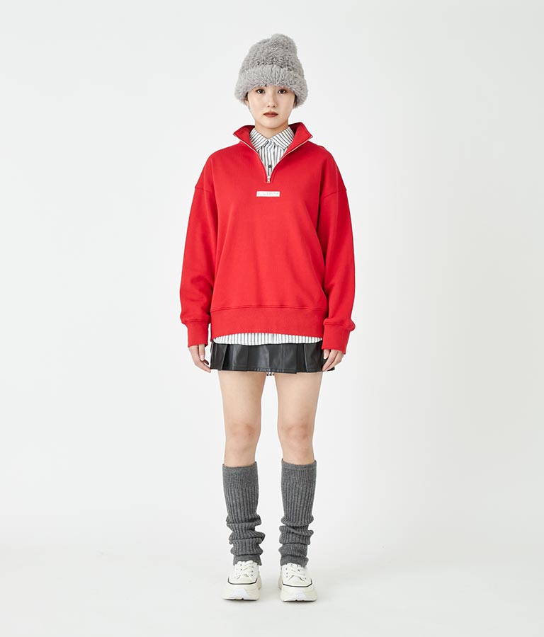 ハーフジップ プルオーバー 30-3109
