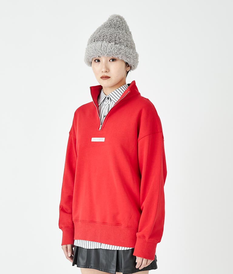 ハーフジップ プルオーバー 30-3109