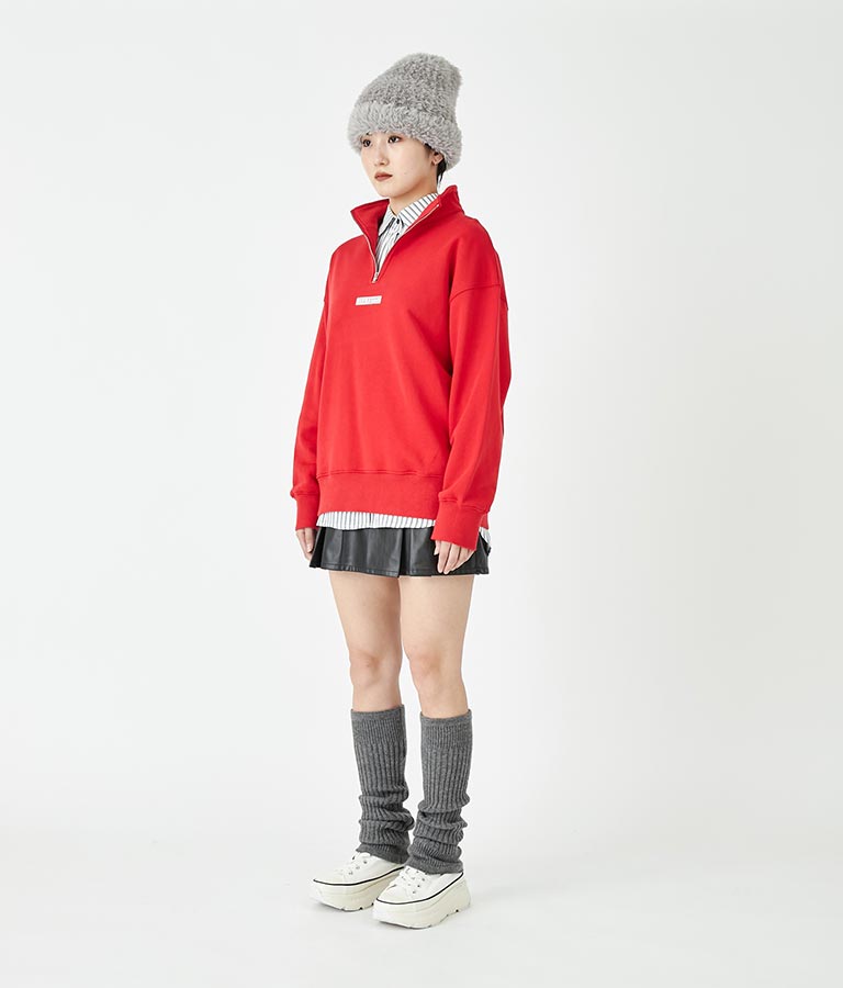 ハーフジップ プルオーバー 30-3109