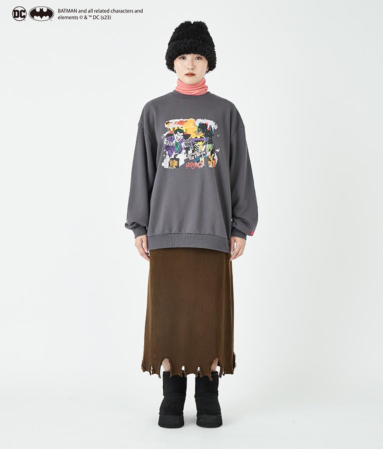 【ANLIBERTY ANAP BATMANコラボ】アートプリント スウェット トレーナー 30-3114