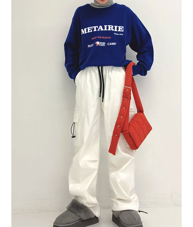 4パターン グラフィック ロング スリーブ Tシャツ 793-8999