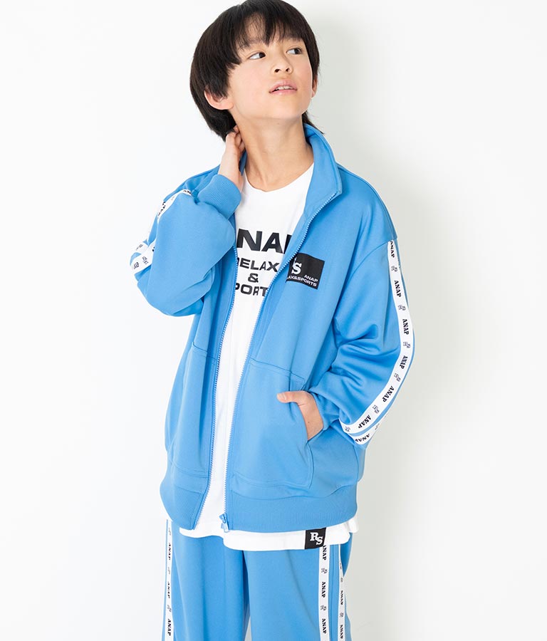 R+S【リラスポ】吸水速乾加工 ジャージ ブルゾン (ユニセックス アイテム) 914-7399