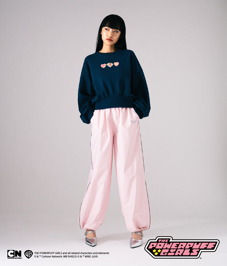 パワーパフ ガールズ ANAP コラボ スウェット トレーナー クロップド丈 裏毛 793-9150