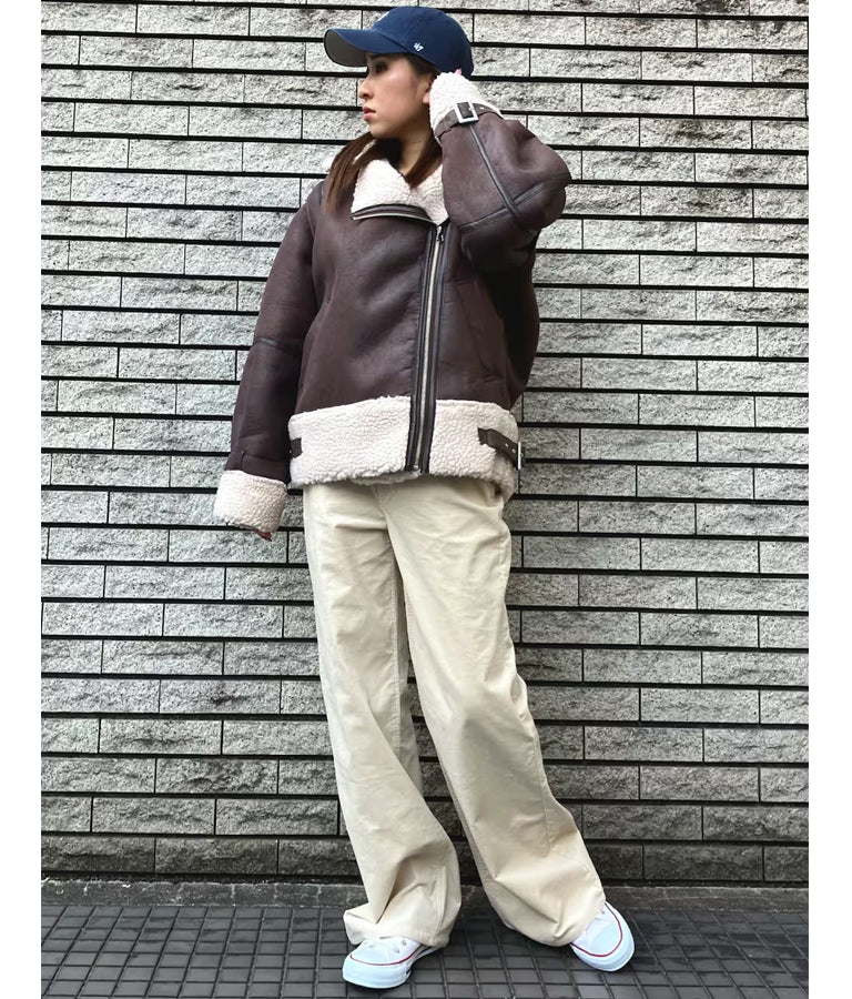 コーデュロイ ストレート パンツ 792-9095