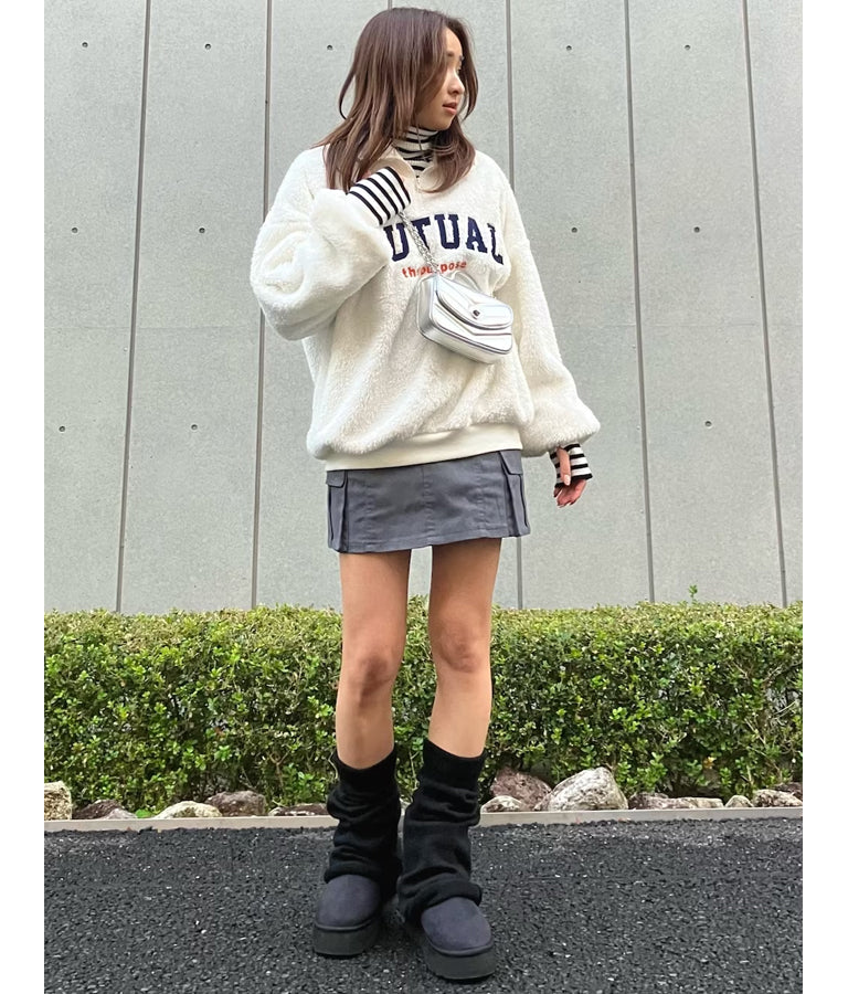 ウエスト 折り返し ミニスカート 151-5520