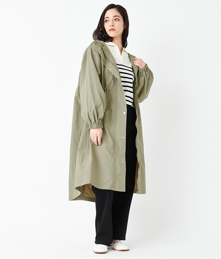 ナイロン ロング コート 795-9105