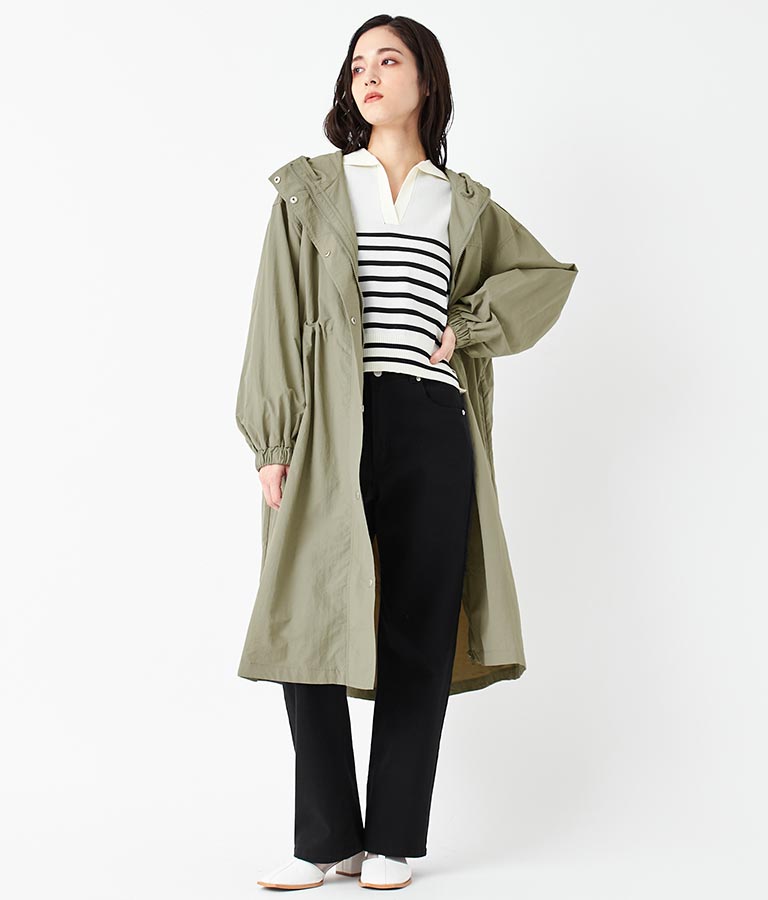 ナイロン ロング コート 795-9105