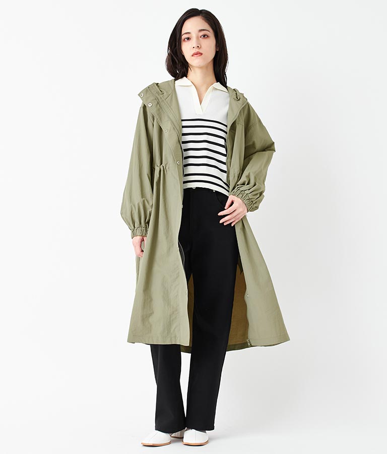ナイロン ロング コート 795-9105