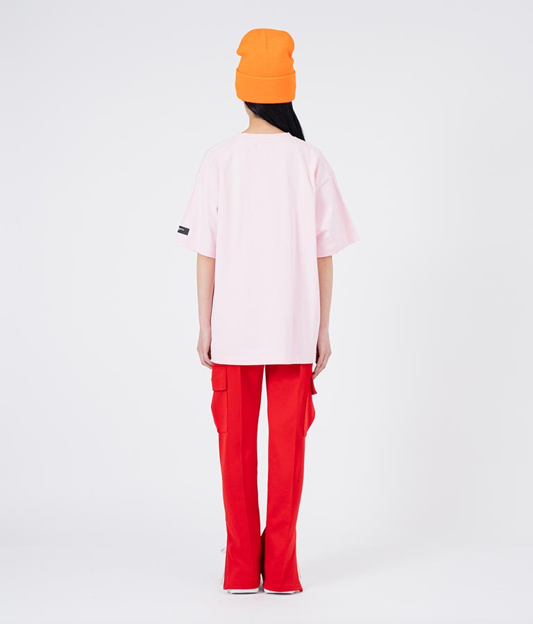 カラー フラッグ プリント ロゴ Tシャツ 【ユニセックス】 30-3027
