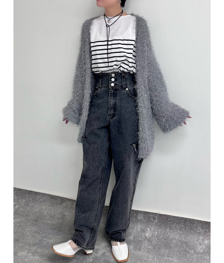 2WAY レイヤード ボレロ ロングTシャツ 793-9012