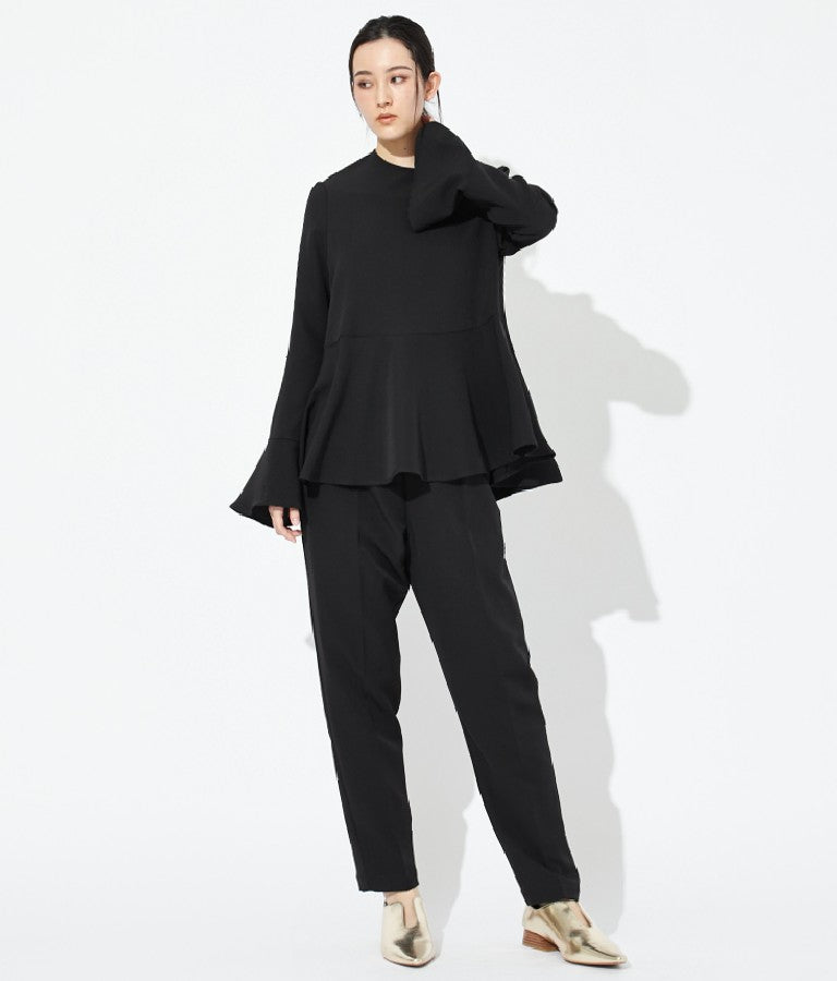 ハイウエスト テーパード パンツ【セットアップ着用可能】 362-9435