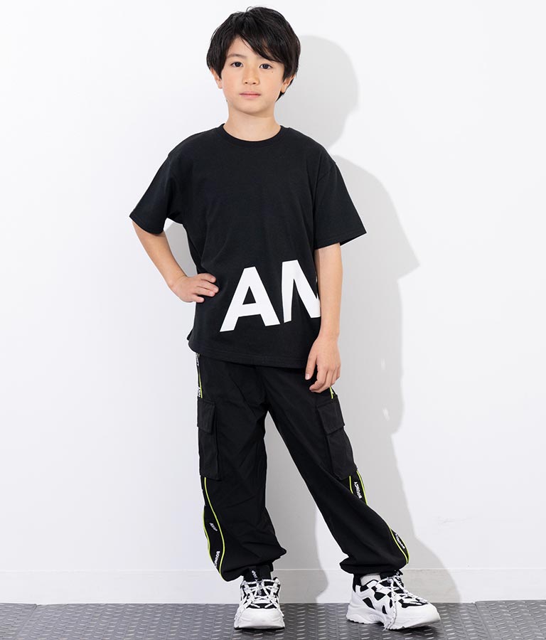 ANAP ロゴ 前後 プリント ビッグ Tシャツ 【親子お揃い】 423-3247