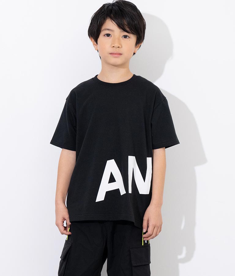 ANAP ロゴ 前後 プリント ビッグ Tシャツ 【親子お揃い】 423-3247