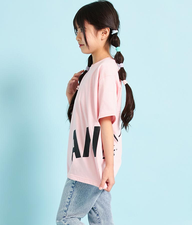 ANAP ロゴ 前後 プリント ビッグ Tシャツ 【親子お揃い】 423-3247