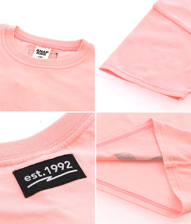 ANAP ロゴ 前後 プリント ビッグ Tシャツ 【親子お揃い】 423-3247