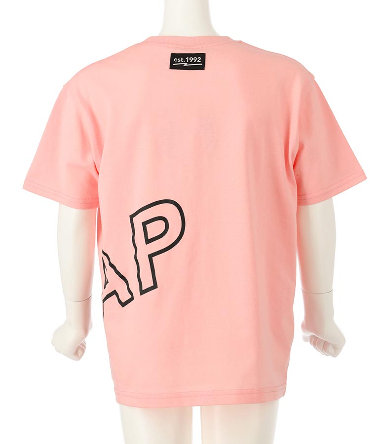 ANAP ロゴ 前後 プリント ビッグ Tシャツ 【親子お揃い】 423-3247