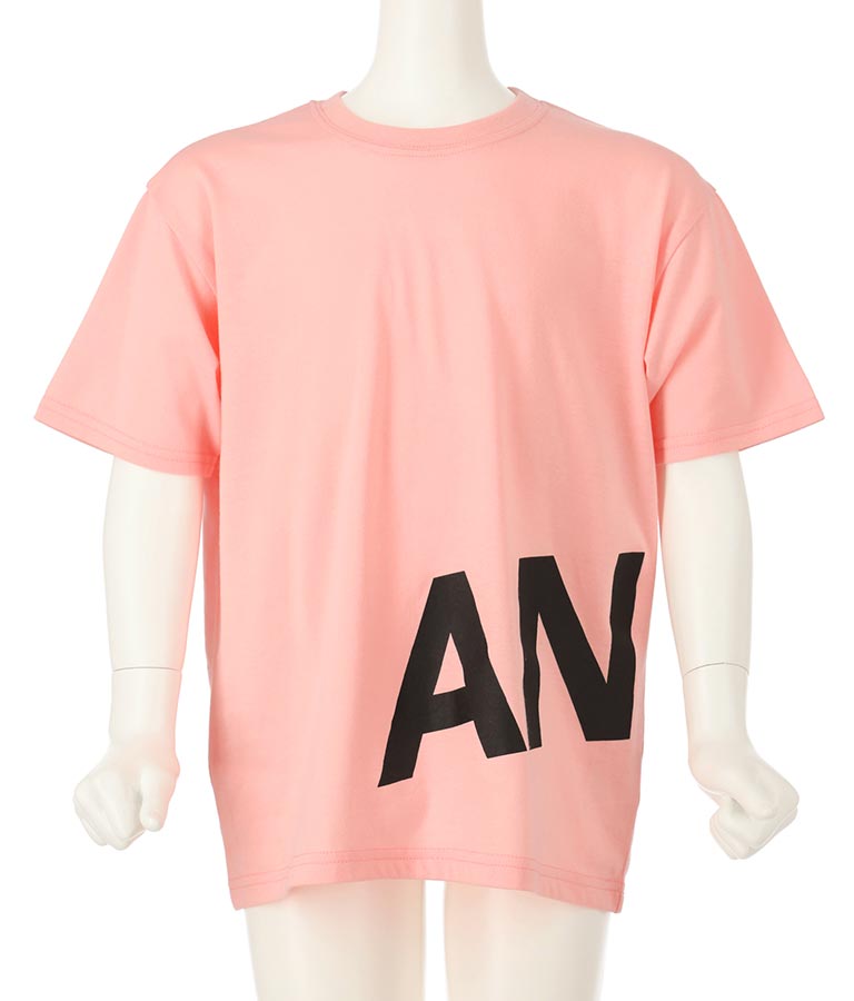 ANAP ロゴ 前後 プリント ビッグ Tシャツ 【親子お揃い】 423-3247