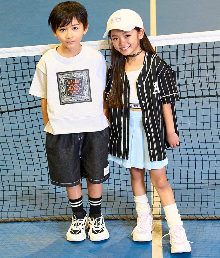 チョーカー 付 シンプル メロー Tシャツ 423-3253