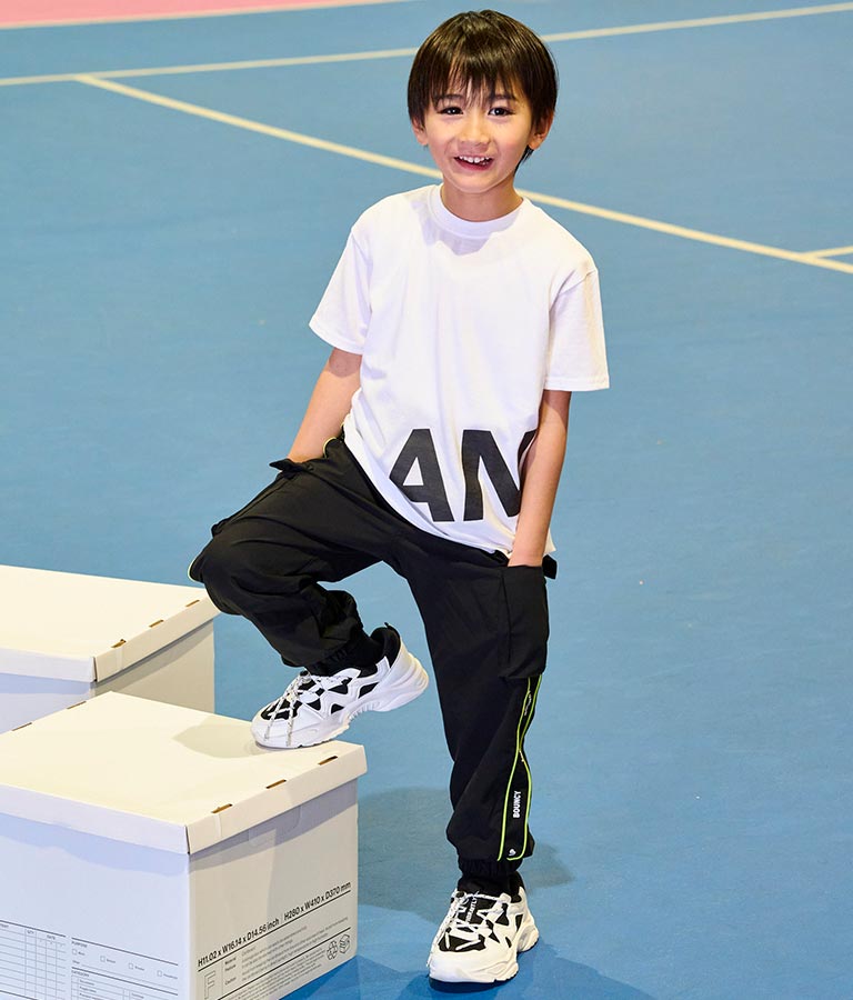 ANAP ロゴ 前後 プリント ビッグ Tシャツ 【親子お揃い】 423-3247