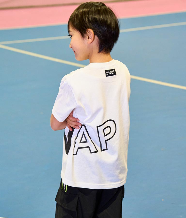 ANAP ロゴ 前後 プリント ビッグ Tシャツ 【親子お揃い】 423-3247