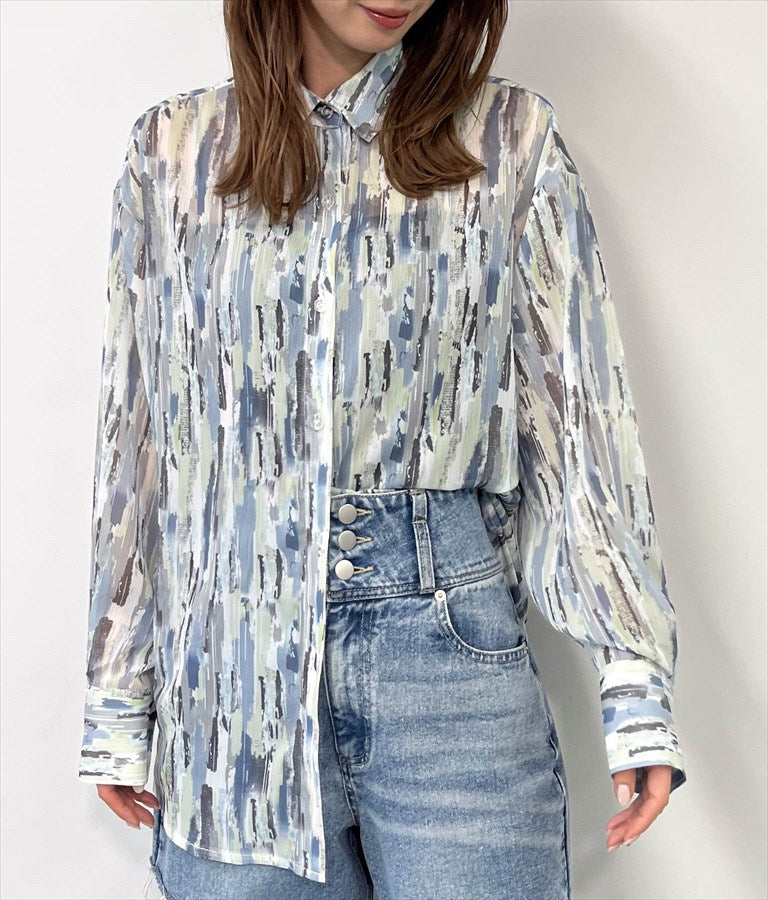 バックラウンド シアー シャツ 794-9159