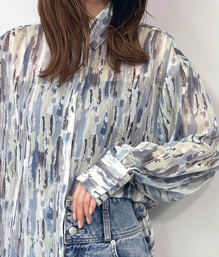 バックラウンド シアー シャツ 794-9159