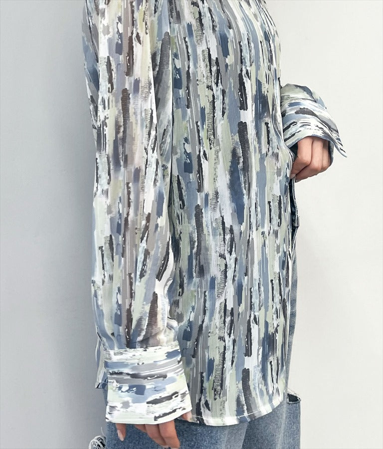 バックラウンド シアー シャツ 794-9159