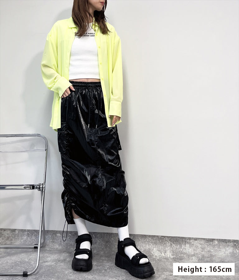 バックラウンド シアー シャツ 794-9159
