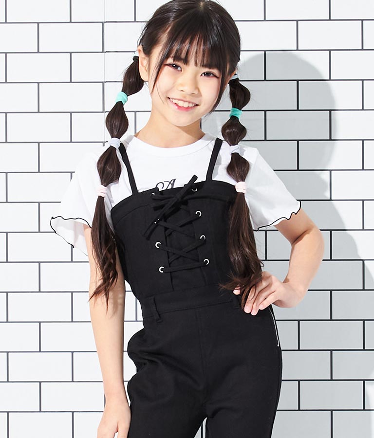 チョーカー 付 シンプル メロー Tシャツ 423-3253