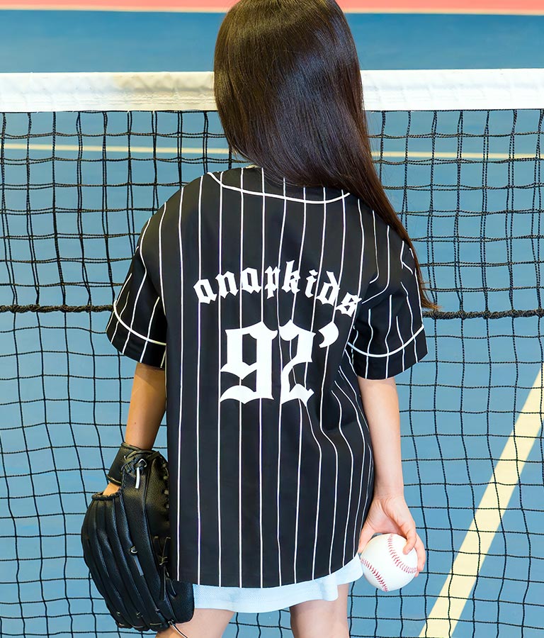 ベースボール 風 半袖 シャツ 424-3249