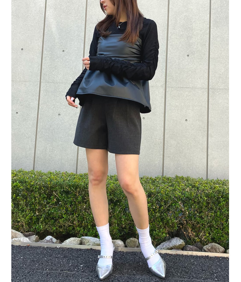 ツータック バミューダ パンツ 152-5534