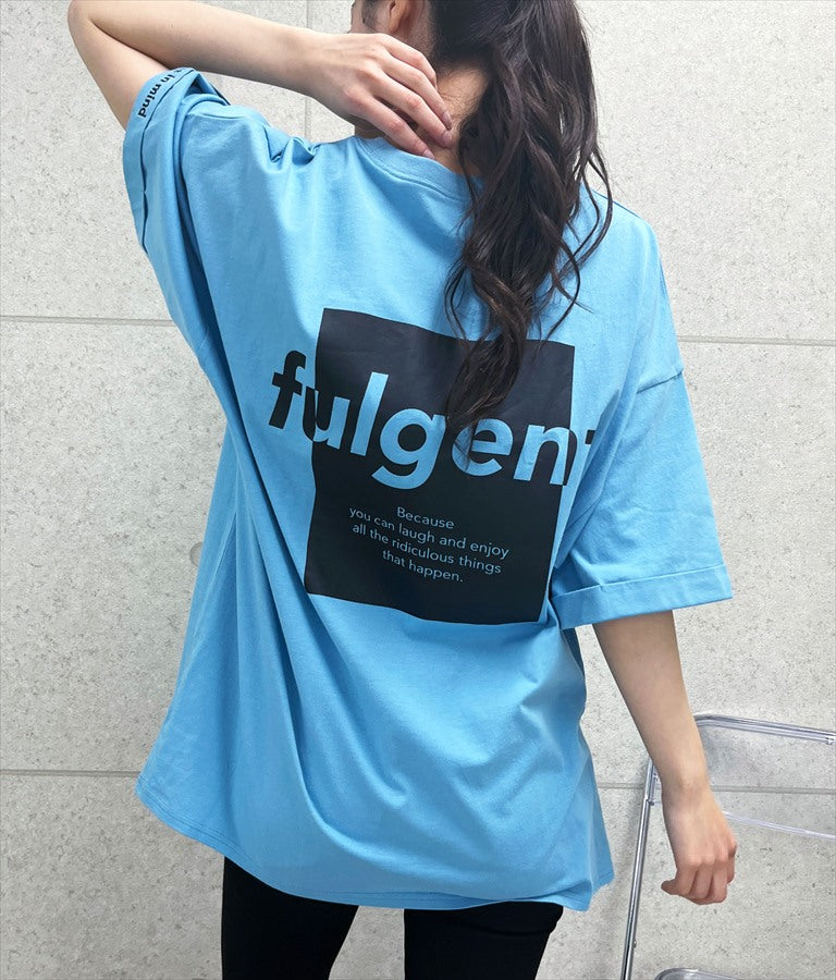 袖ロールアップ プリント ビッグ Tシャツ 【親子お揃い】 793-9123