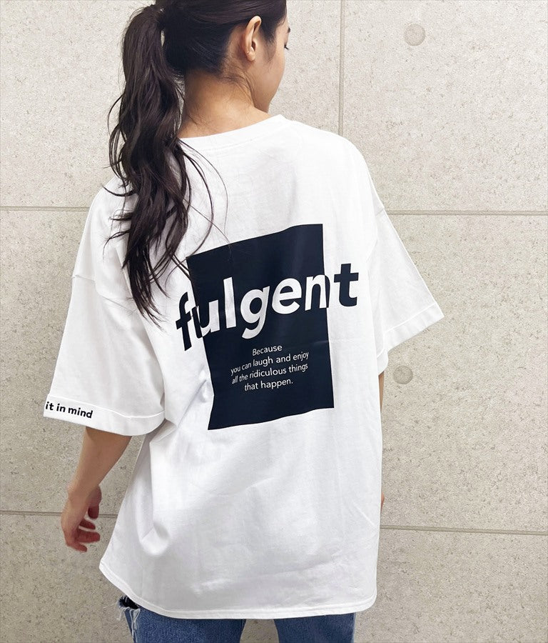 袖ロールアップ プリント ビッグ Tシャツ 【親子お揃い】 793-9123