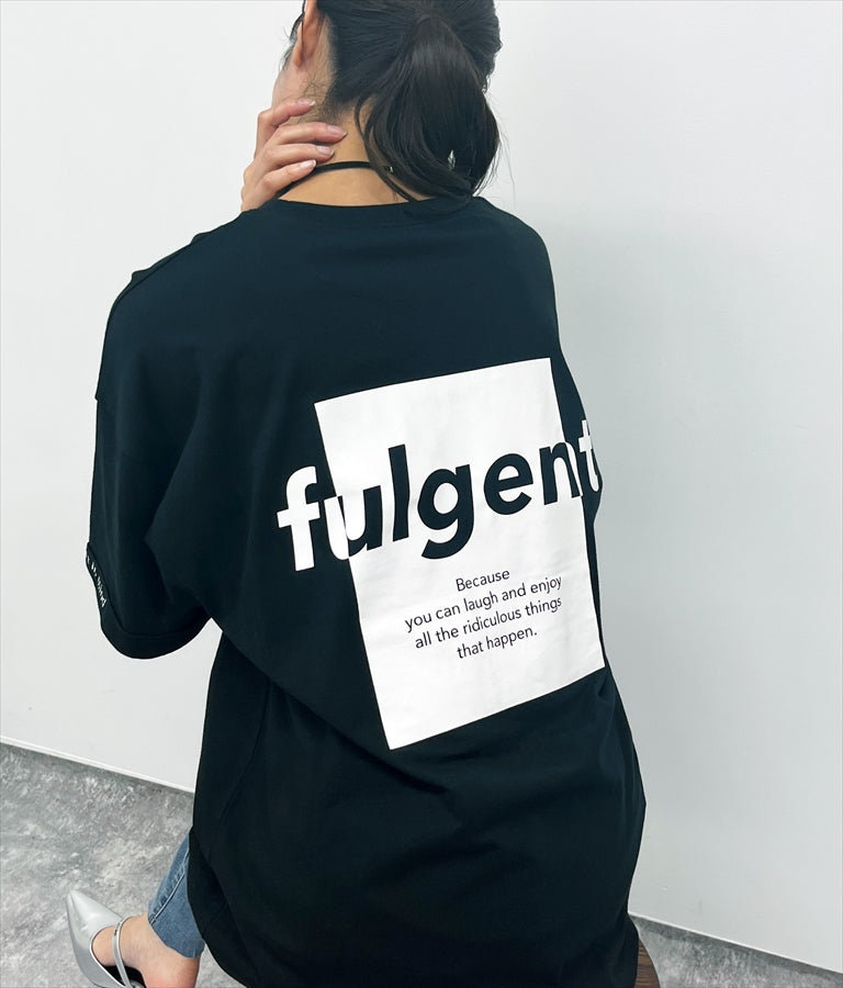 袖ロールアップ プリント ビッグ Tシャツ 【親子お揃い】 793-9123