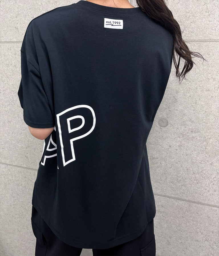 ANAP ロゴ 前後 プリント ビッグ Tシャツ 【親子お揃い】 793-9122